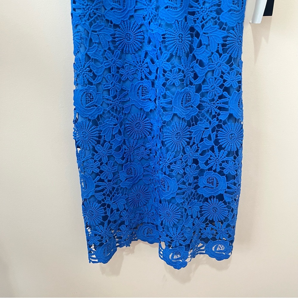 Lulus Love Poem Blue Lace Mini Dress Feminine Coquette NWT 61976-A Size Small - Picture 10 of 15